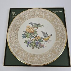 Lenox China Boehm The Goldfinch Bird Plate 1971 Limited Edition USA